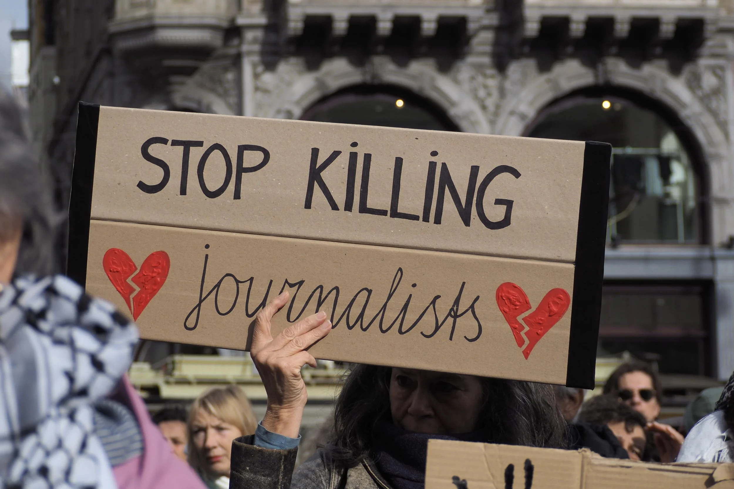 Herdenking Palestijnse kinderen & journalisten in Maastricht