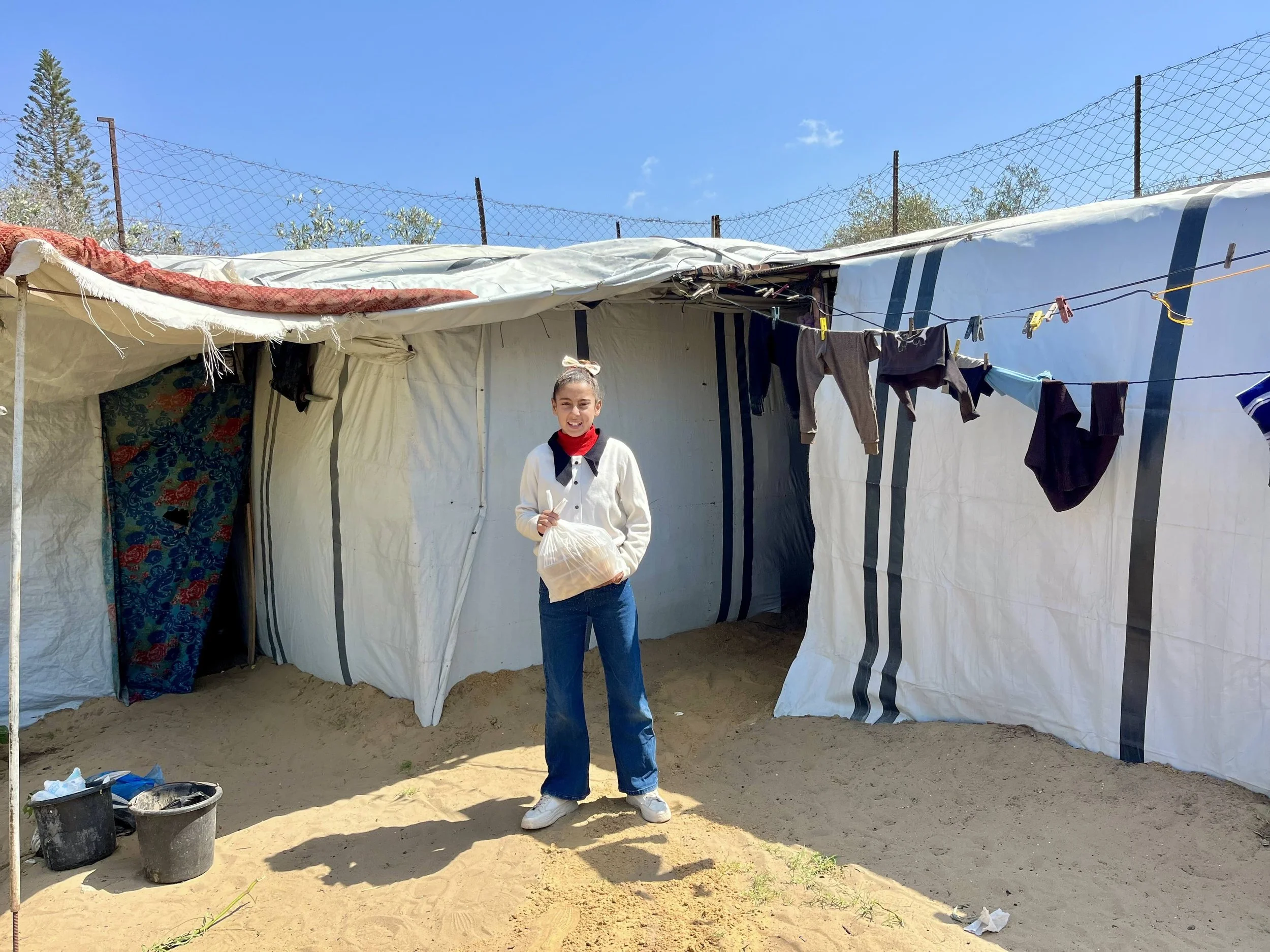 Het leven in tenten tijdens Eid al-Fitr