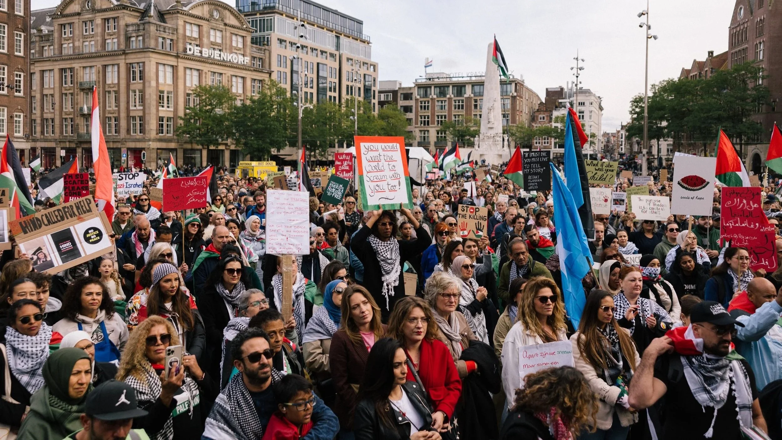 Landelijk protest 11 oktober Amsterdam