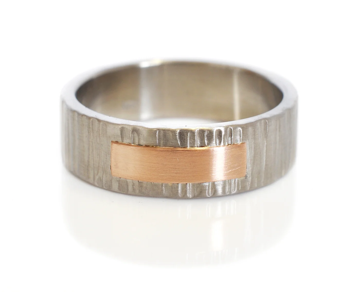 terese-robbie-Custom-Rivet-Ring-14kredrosepinkgold-LinearHammered-950palladium.jpg