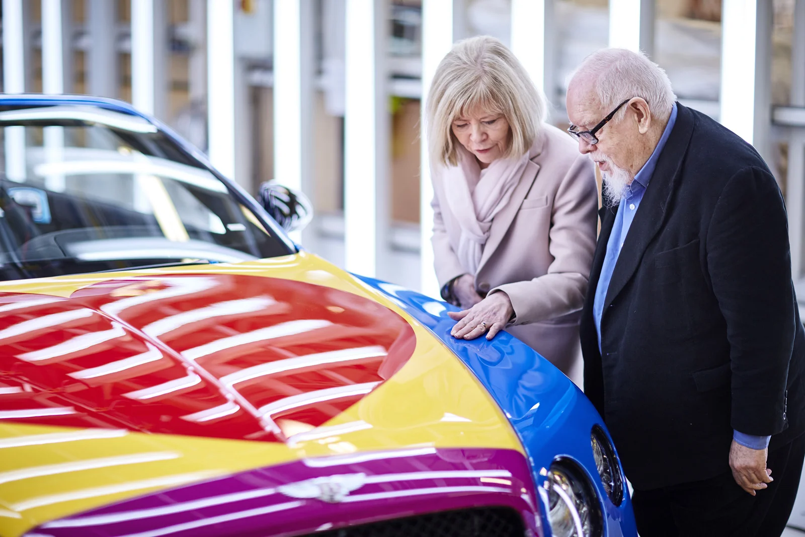 Sir Peter Blake Pop Art Bentley set to raise thousands for Charity (2).jpg
