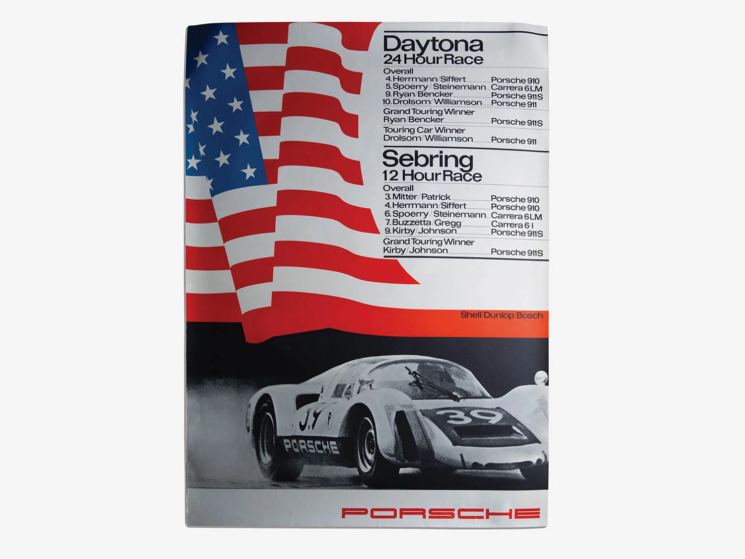 Porsche Racing posters from the 1960-1980s — Ecurie