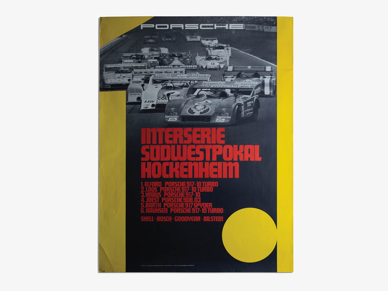 Porsche Racing posters from the 1960-1980s — Ecurie