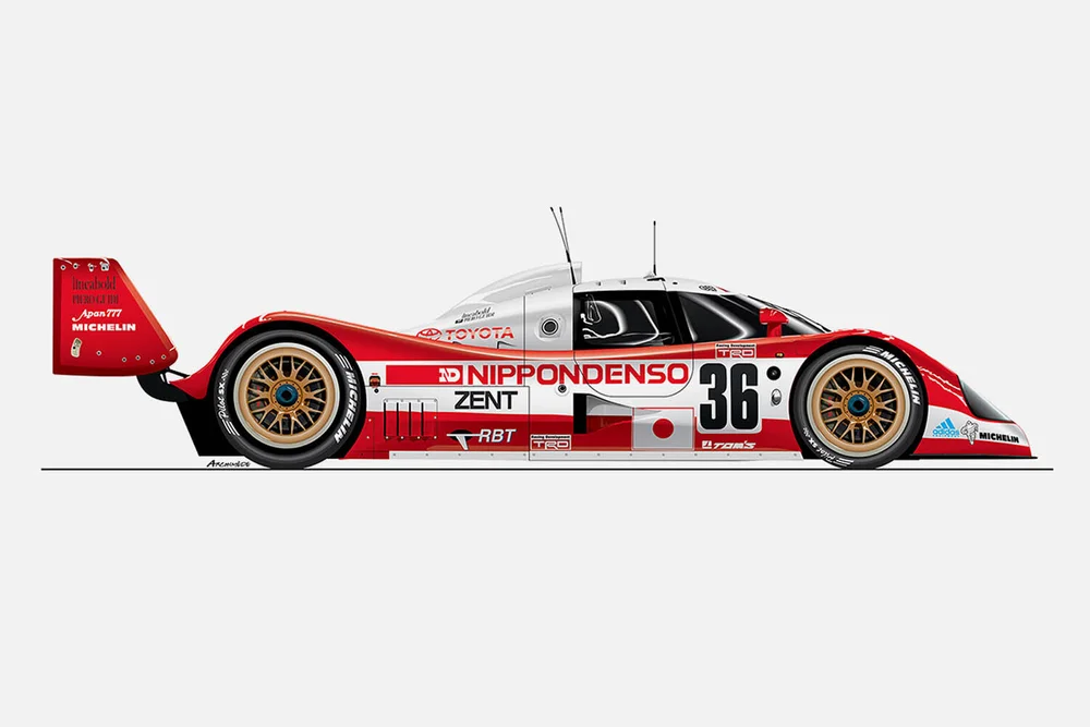 TOYOTA 94CV N°1 DES 24 HEURES DU MANS 1994 1/43ème EUR 14,90 - FR