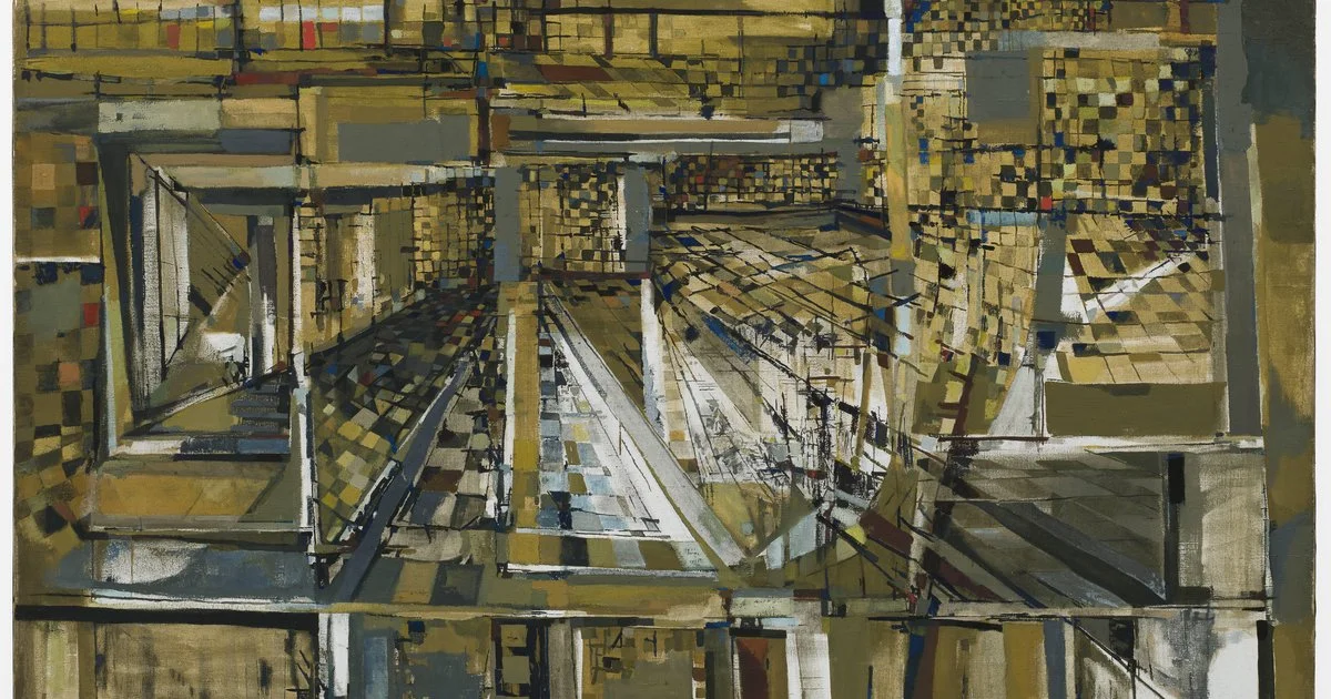 Maria Helena Vieira da Silva (1908-92): Le promeneur invisible (1952)