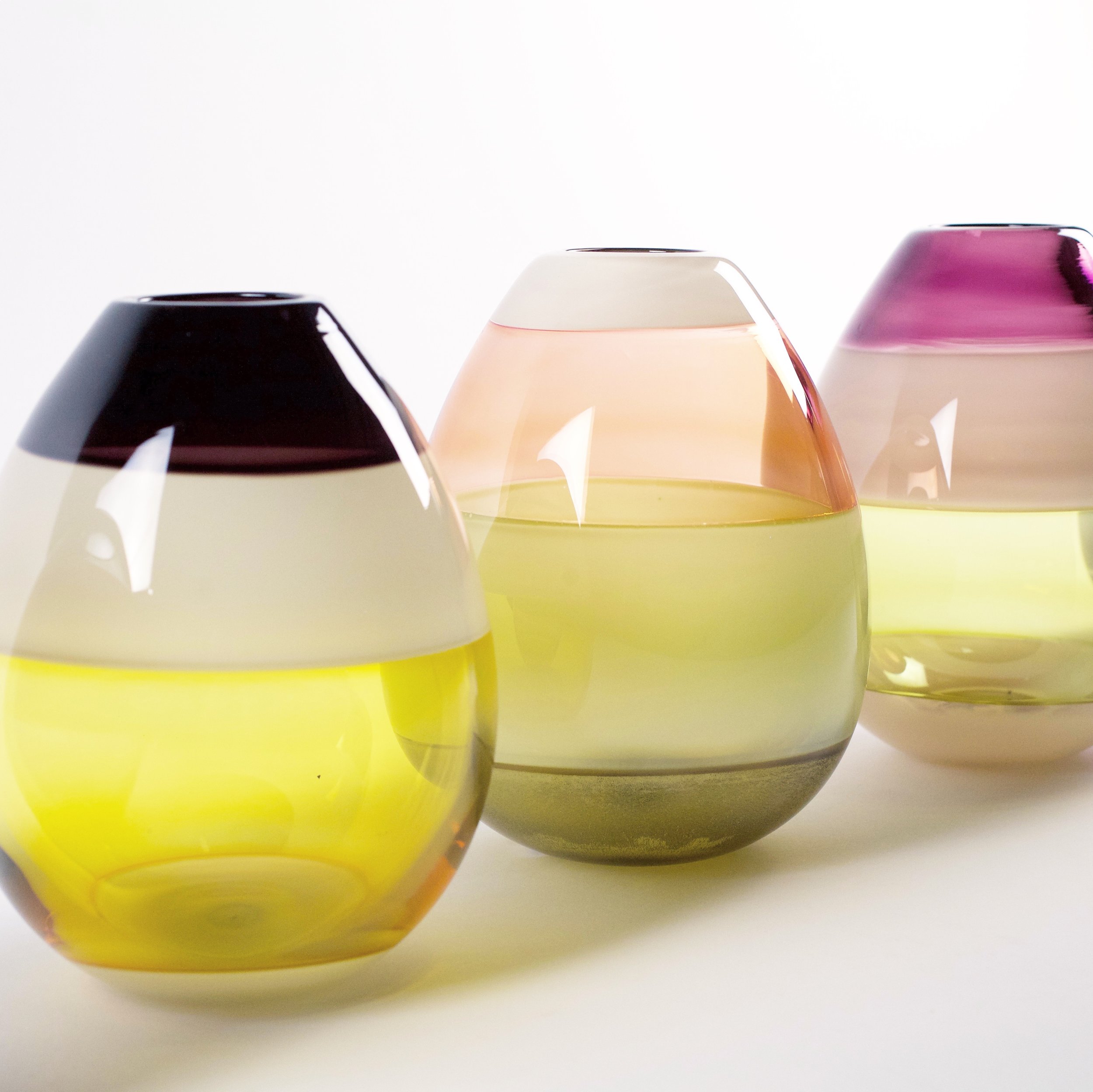 Striped Vases