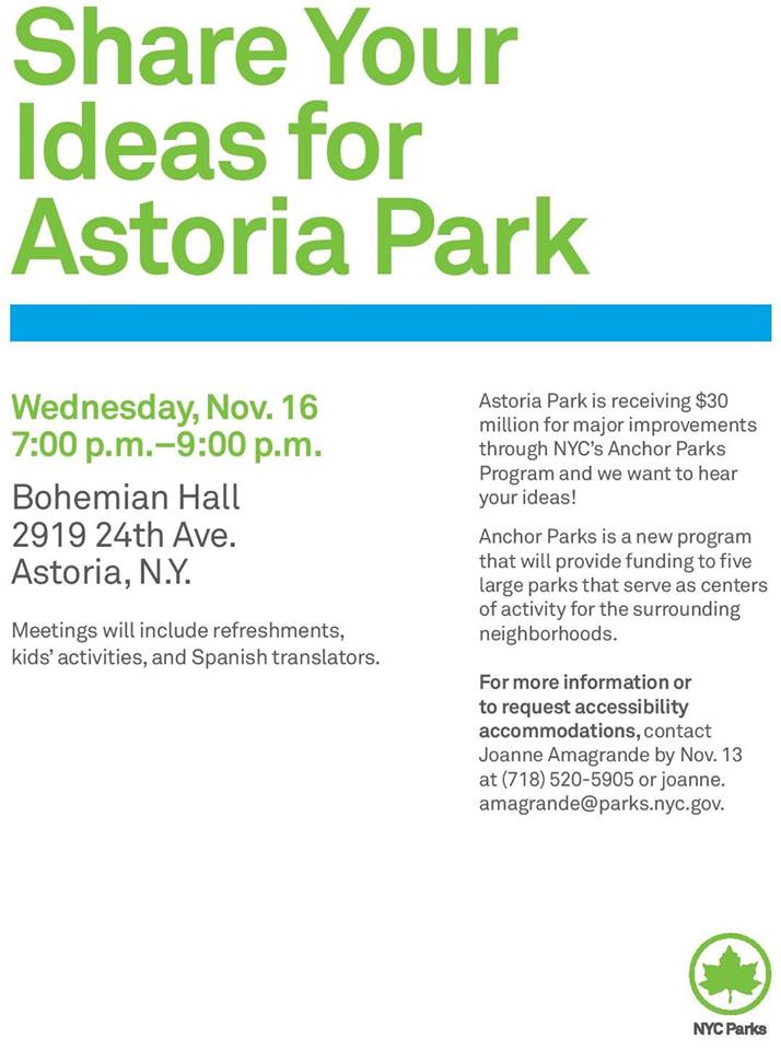 Share Your Ideas for Astoria Park!