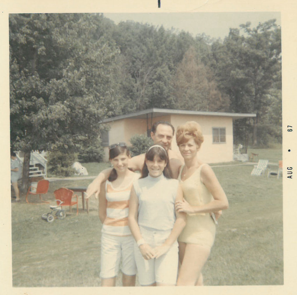 Author's family at a bungalow colony, Wawarsing, NY