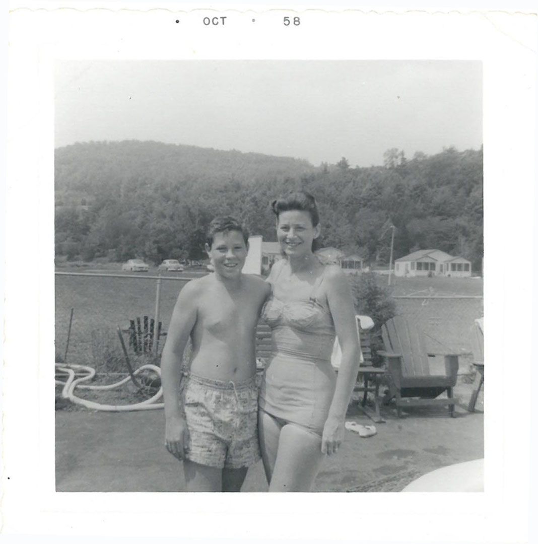 Author's uncle and Grandmother, Wawarsing, NY