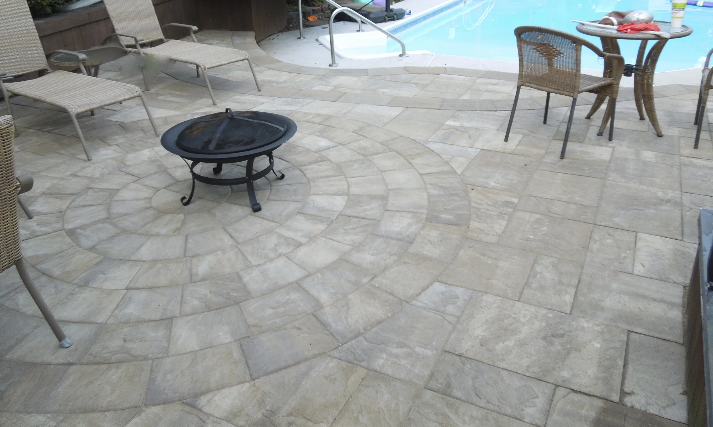 Paver patio