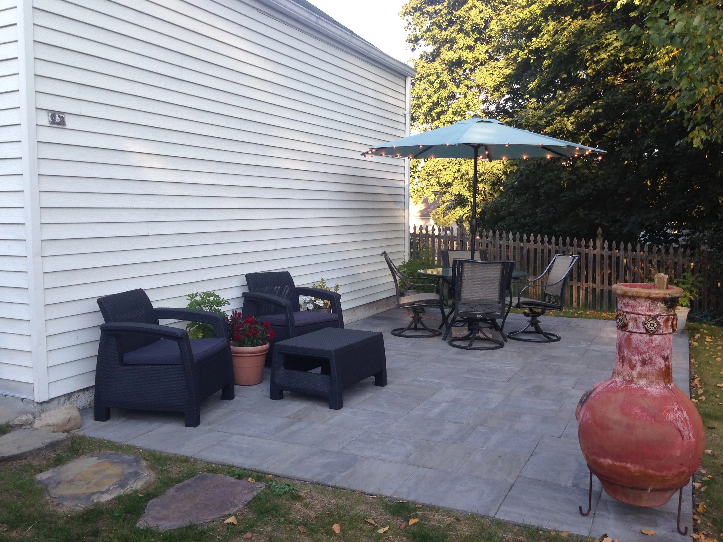 Paver patio
