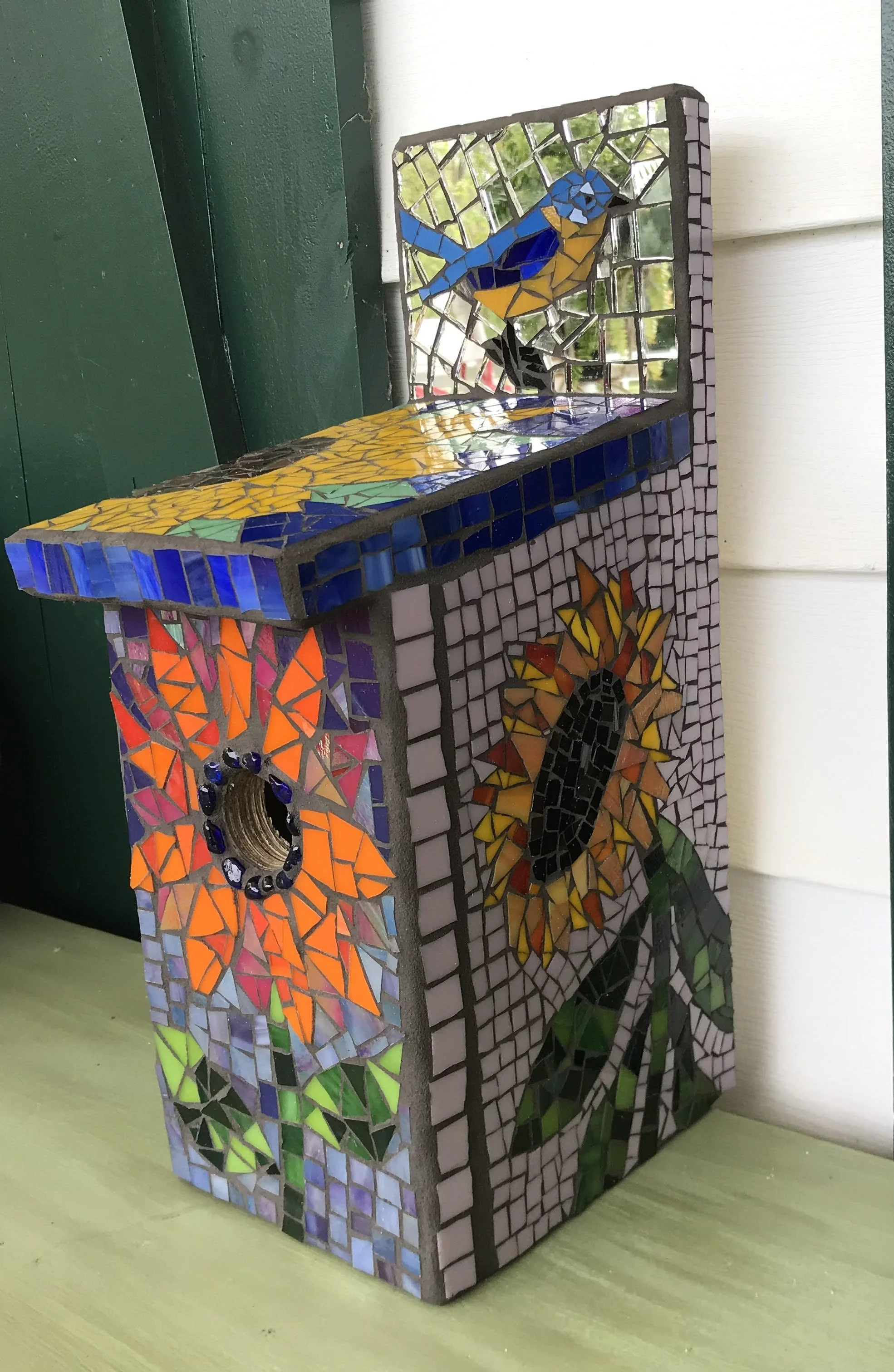 Mosaic Birdhouse