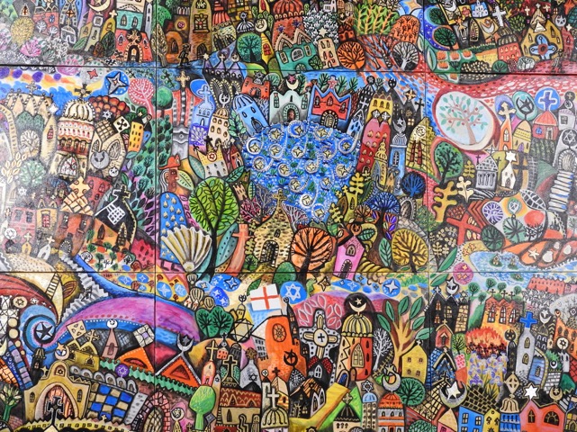 Holy City by Brian Whelan (on display at the Washington National Cathedral until January, 2017)