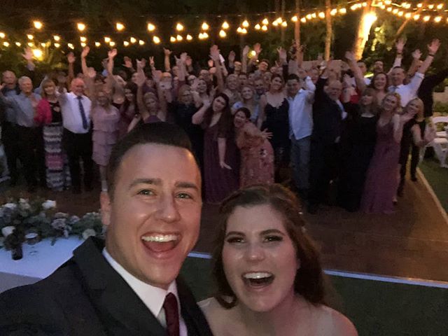 Just love creating special moments like these for my clients! The selfie is still in baby! Special shot out to amazing vendors who made it 💯 perfect! #dj #ilovemyjob #weddingseason #wedding #weddingday #weddingdj 📷: @just_inb