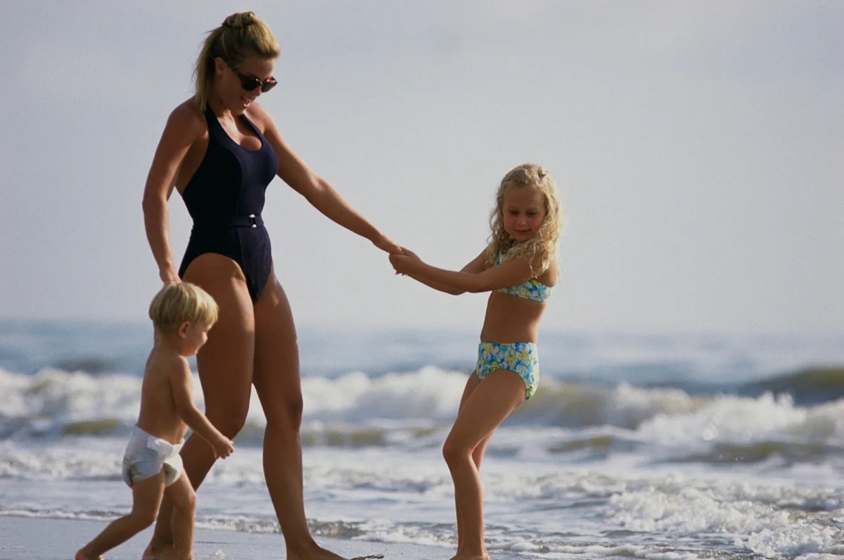 An innovative swim line designed with new moms in mind