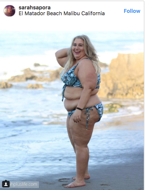 Inspiring plus-size blogger dons her first bikini in 25 years