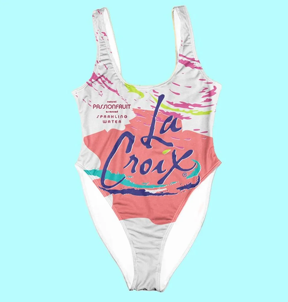 LaCroix Swimsuits Exist, So Take a Dip Dressed Like Your Favorite Sparkling Water