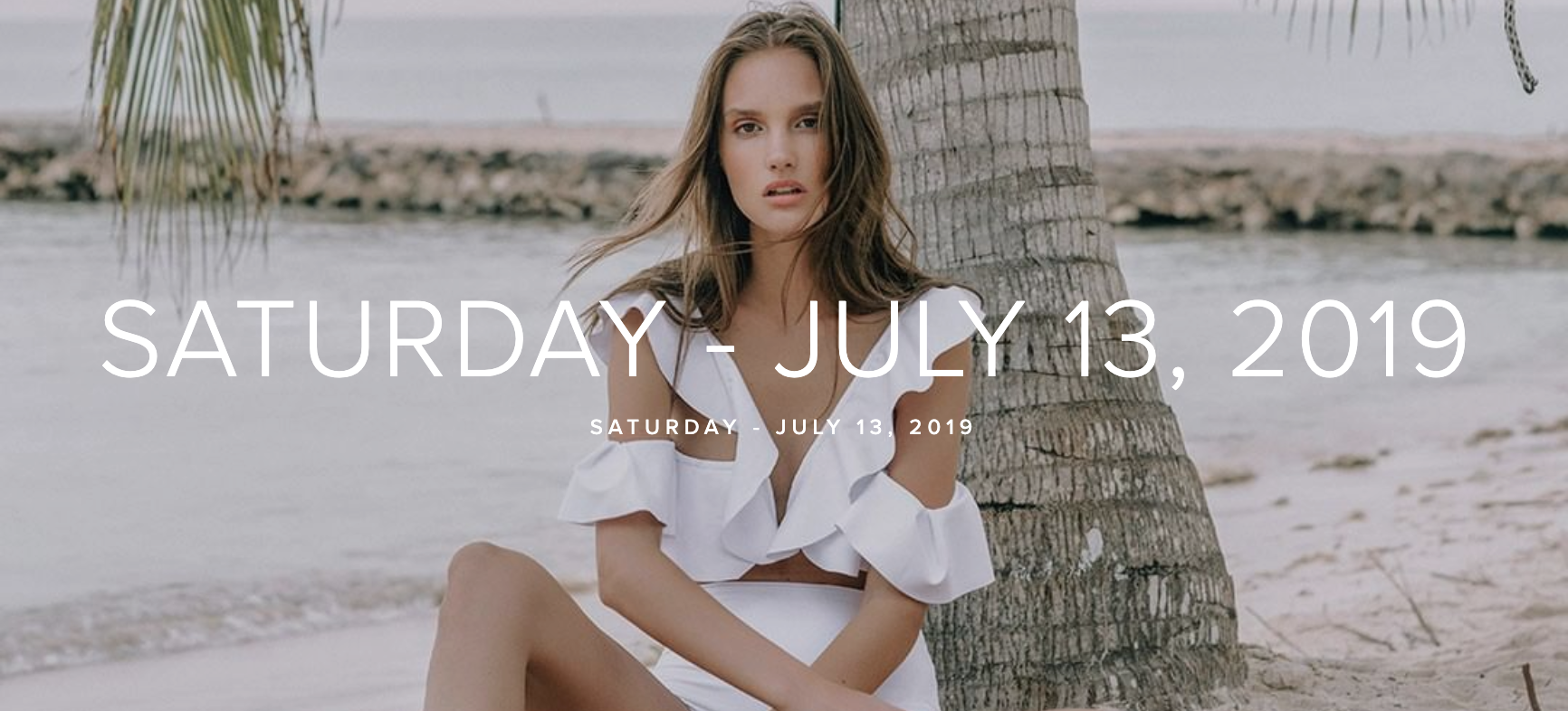 SWIM WEEK SCHEDULE FOR SATURDAY, JULY 13TH