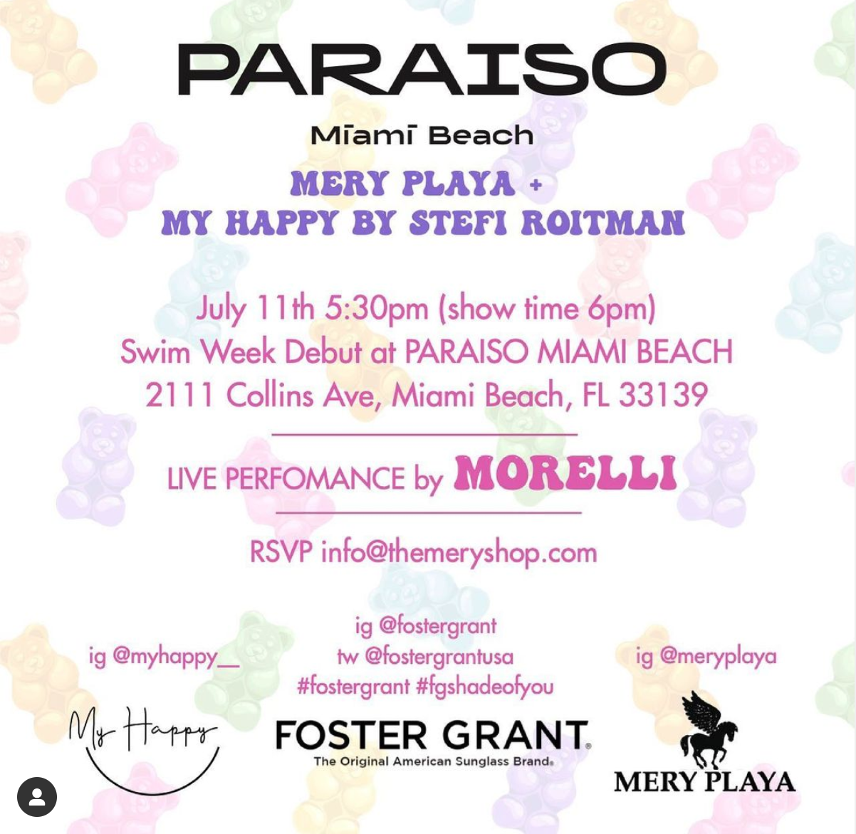 MERY PLAYA + MY HAPPY BY STEFI ROITMAN