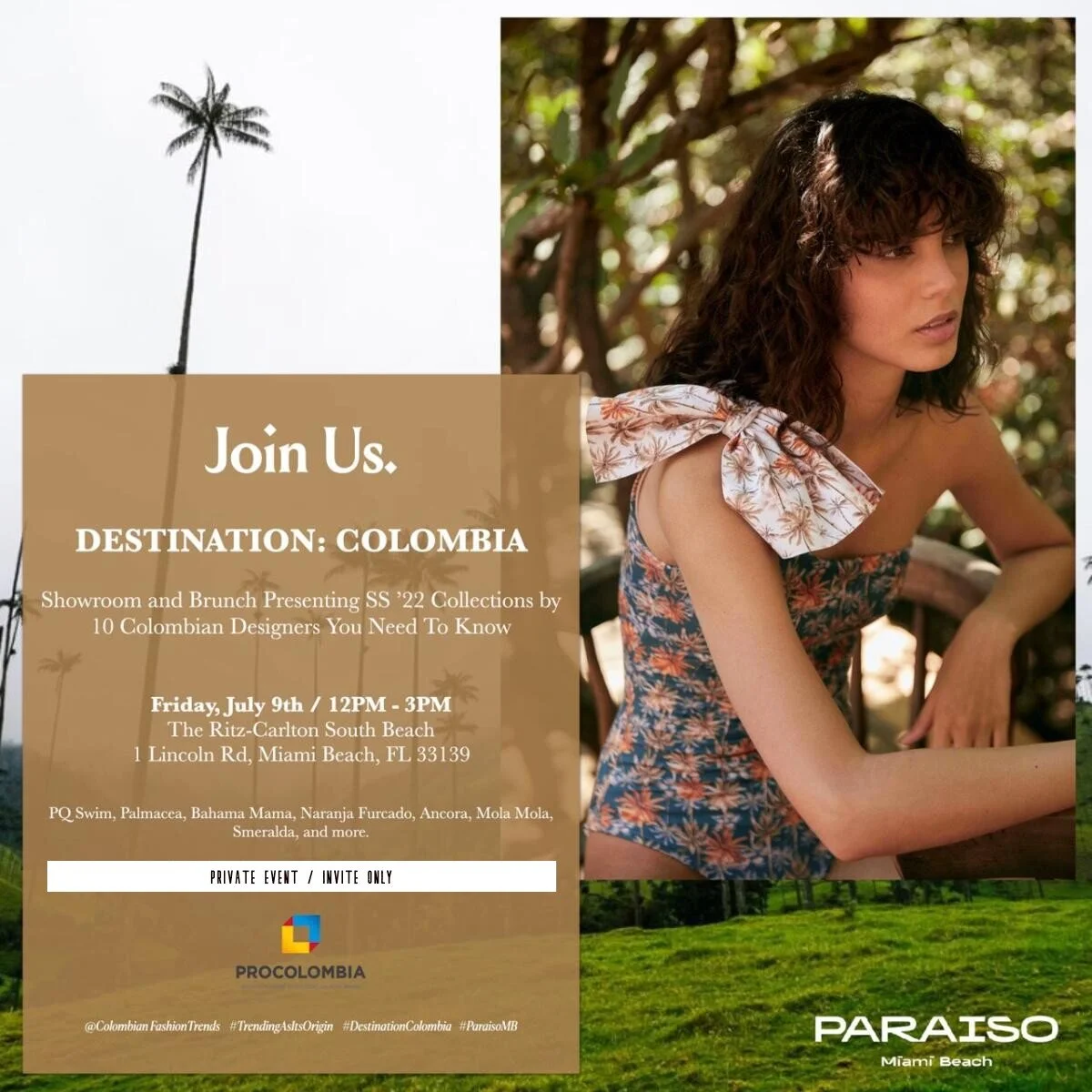 DESTINATION Colombia SHOWROOM &amp; BRUNCH