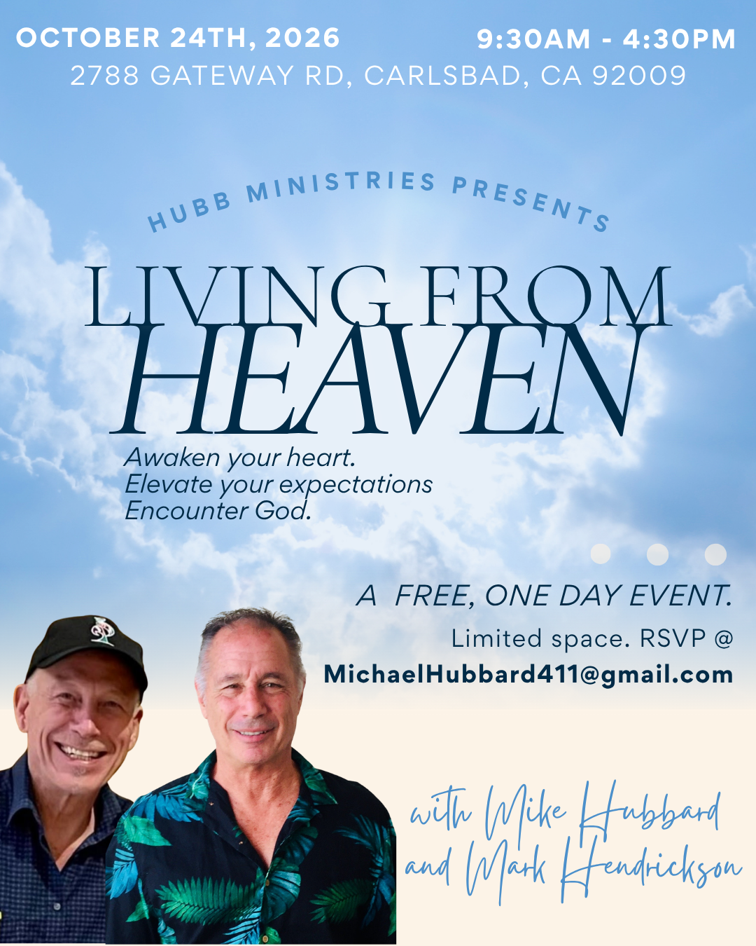 Living From Heaven - Hubb Ministries Presents