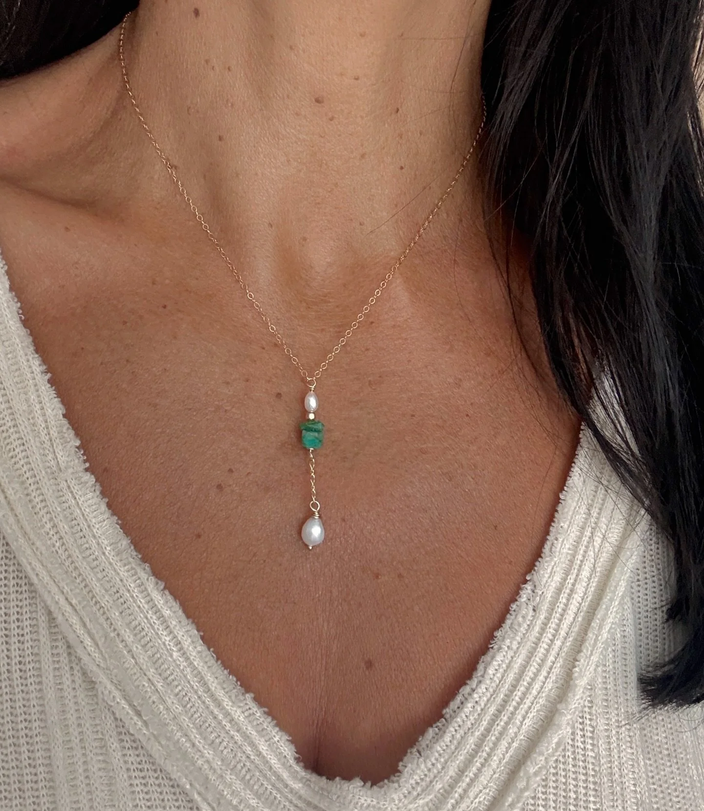 pearl + turquoise = ultimate beachy boho