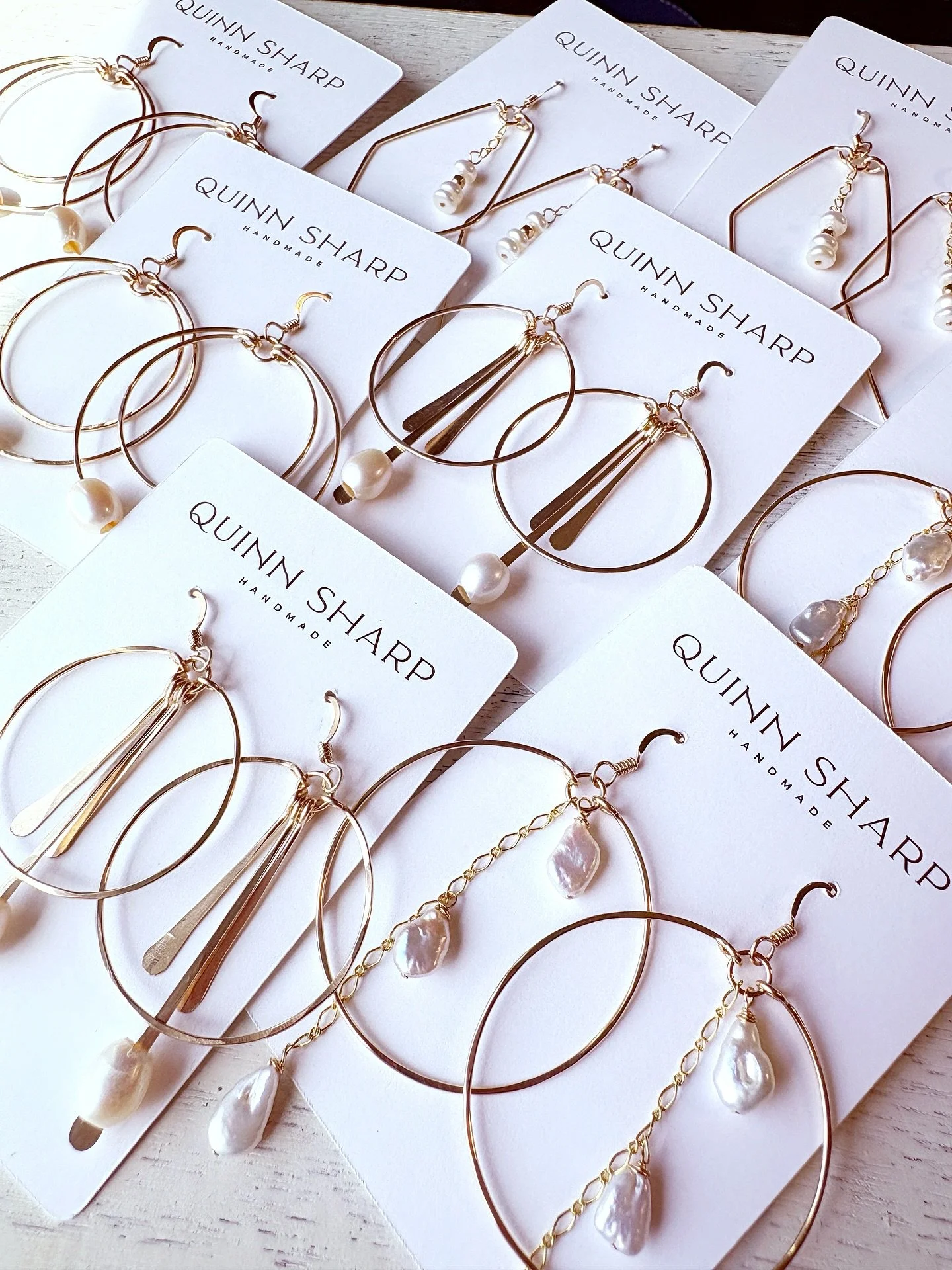 Is anyone else as obsessed with pearls as Nancy and I are??!! I&rsquo;m working on a BIG restock for @timberboutique. Get ready ~ dropping soon!