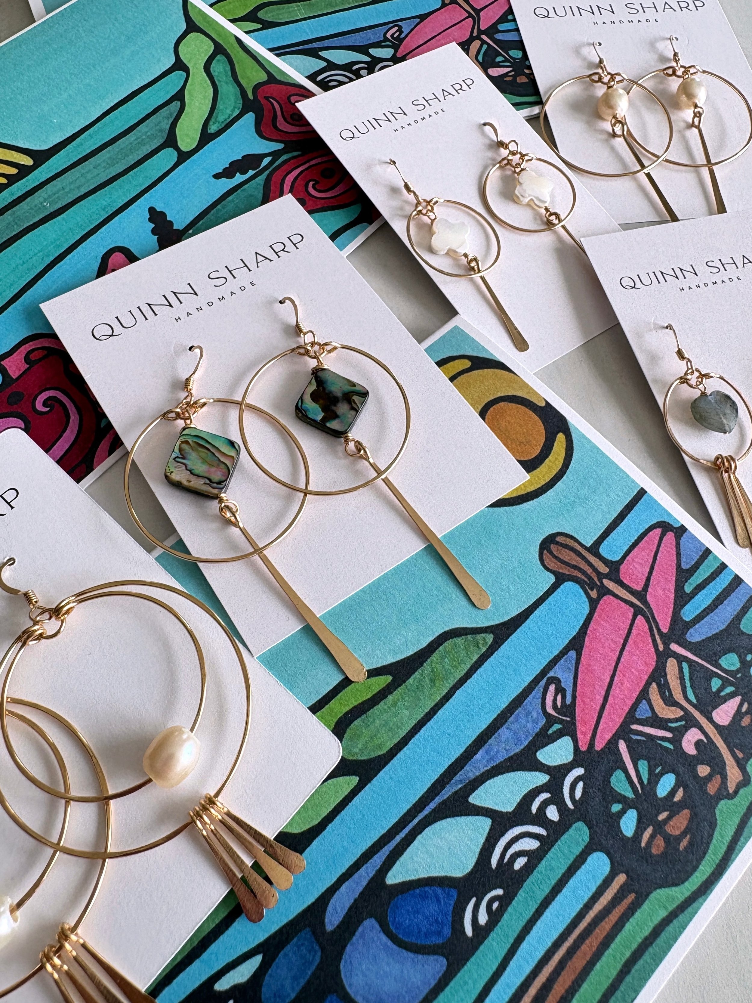 MOTHER-DAUGHTER COLLABORATION 🏄🏻&zwj;♀️

I&rsquo;m excited to announce a special collab with my daughter, Raymi Sharp! Her colorful surf-inspired artwork is now being featured as greeting cards, and with every jewelry purchase from quinnsharp.com, 