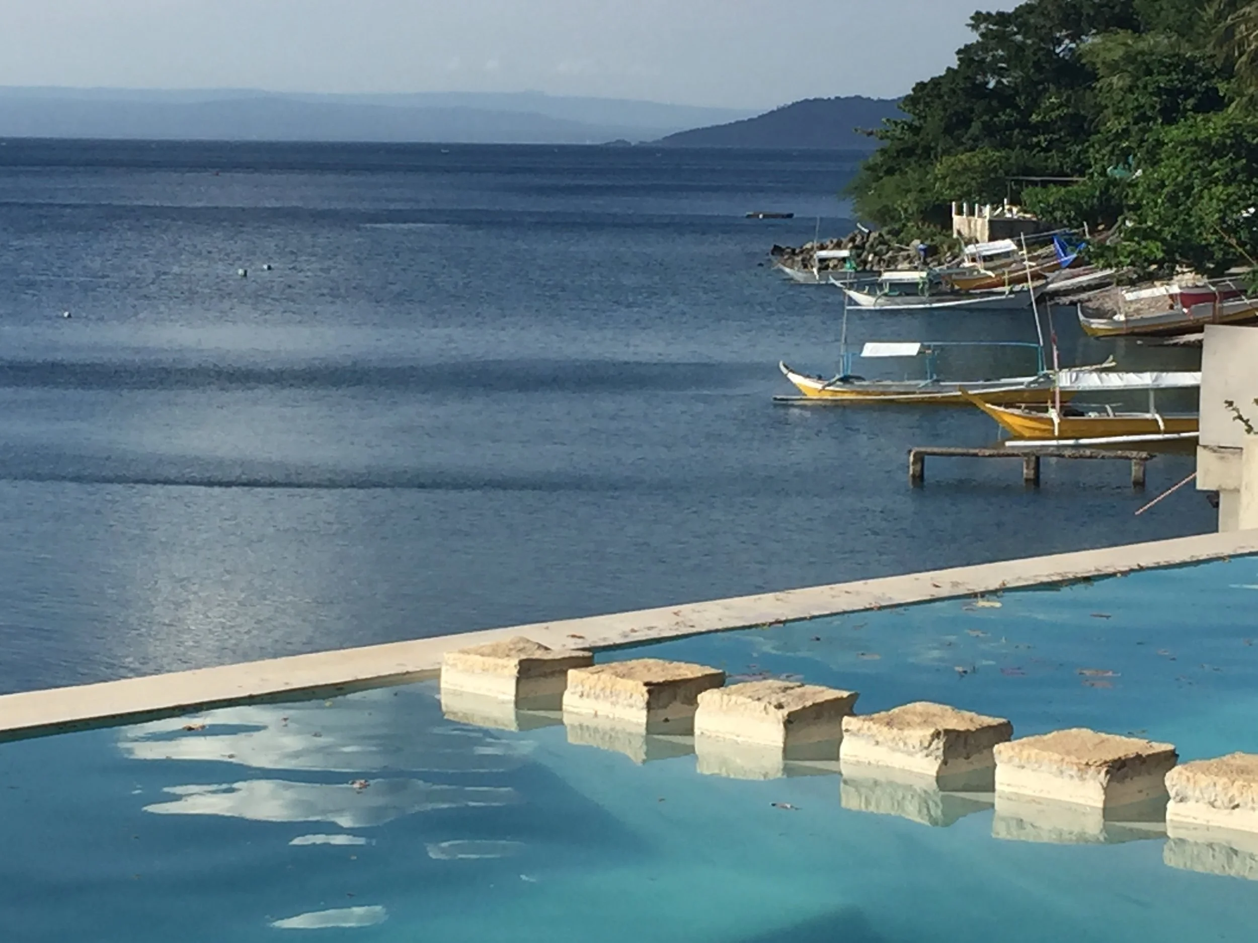 The view from the pool.