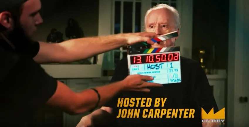 John Carpenter Getting Ready to shoot on El Rey Network
