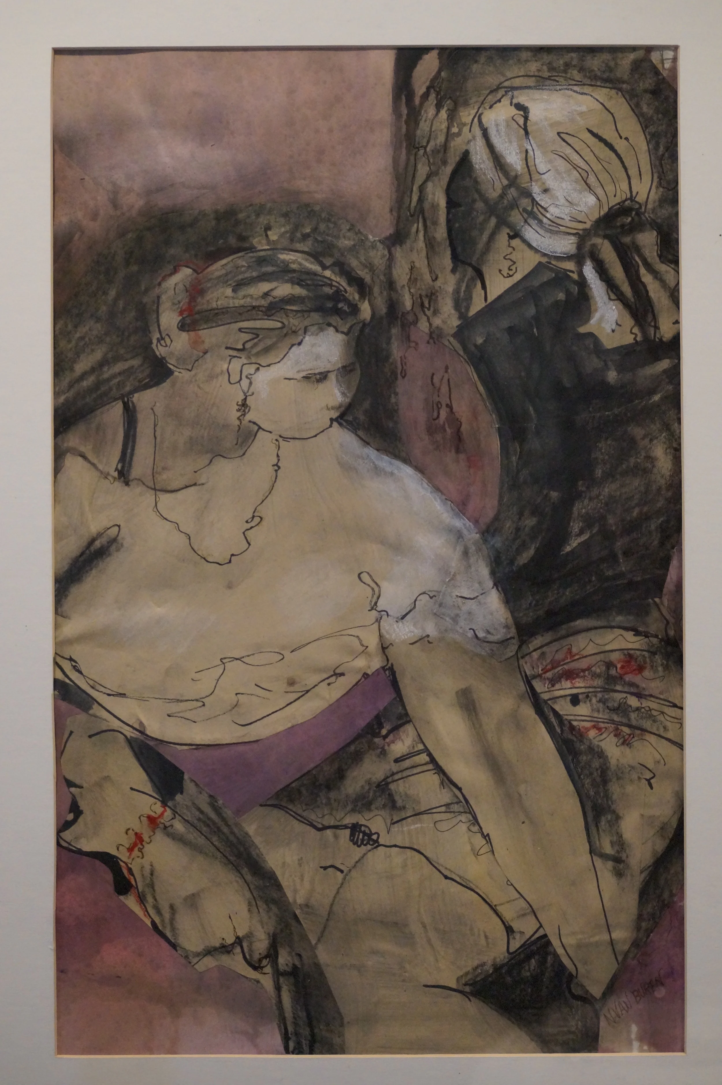 Conversation - Mixed Media - $900 (SOLD)