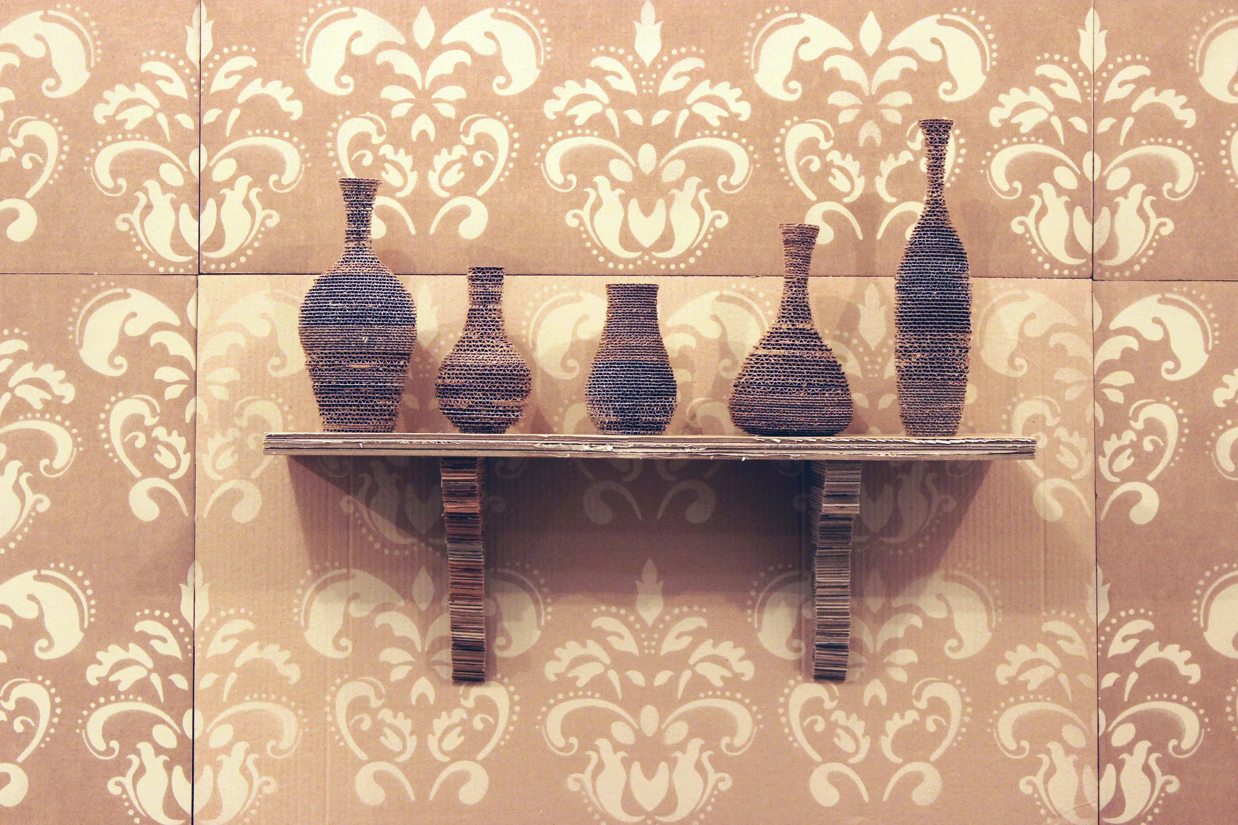 Sitting Room-Furniture, detail of shelf, 2015-2016.