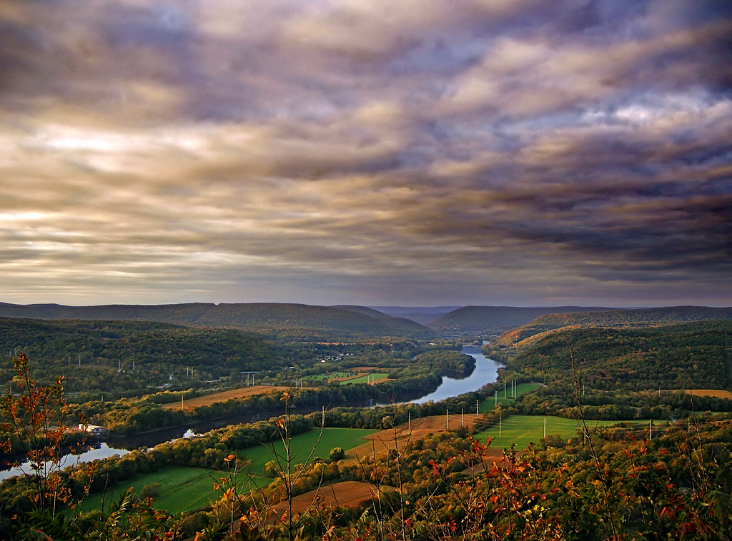 Susquehanna River Valley, photograph by Nicholas A. Tonelli .