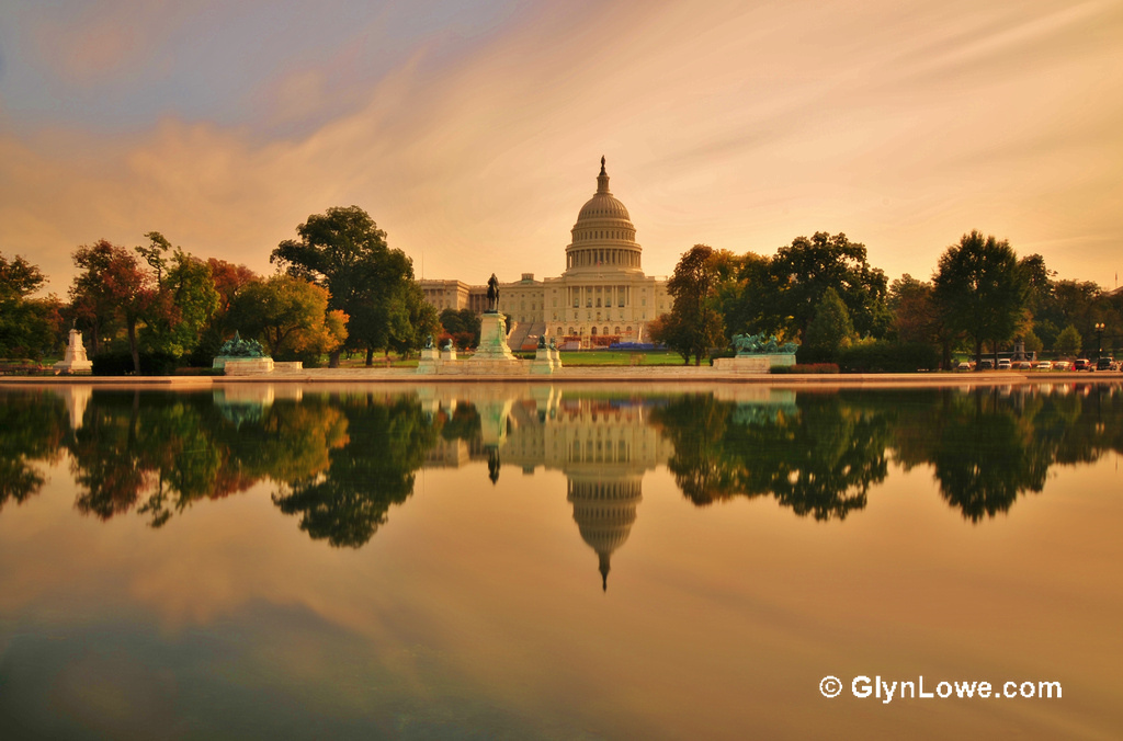 The U.S. Capitol Building, by Glyn Lowe Photoworks .