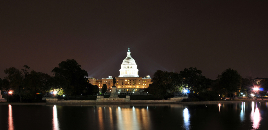 U.S. Capitol Building at Night, by Glyn Lowe Photoworks .
