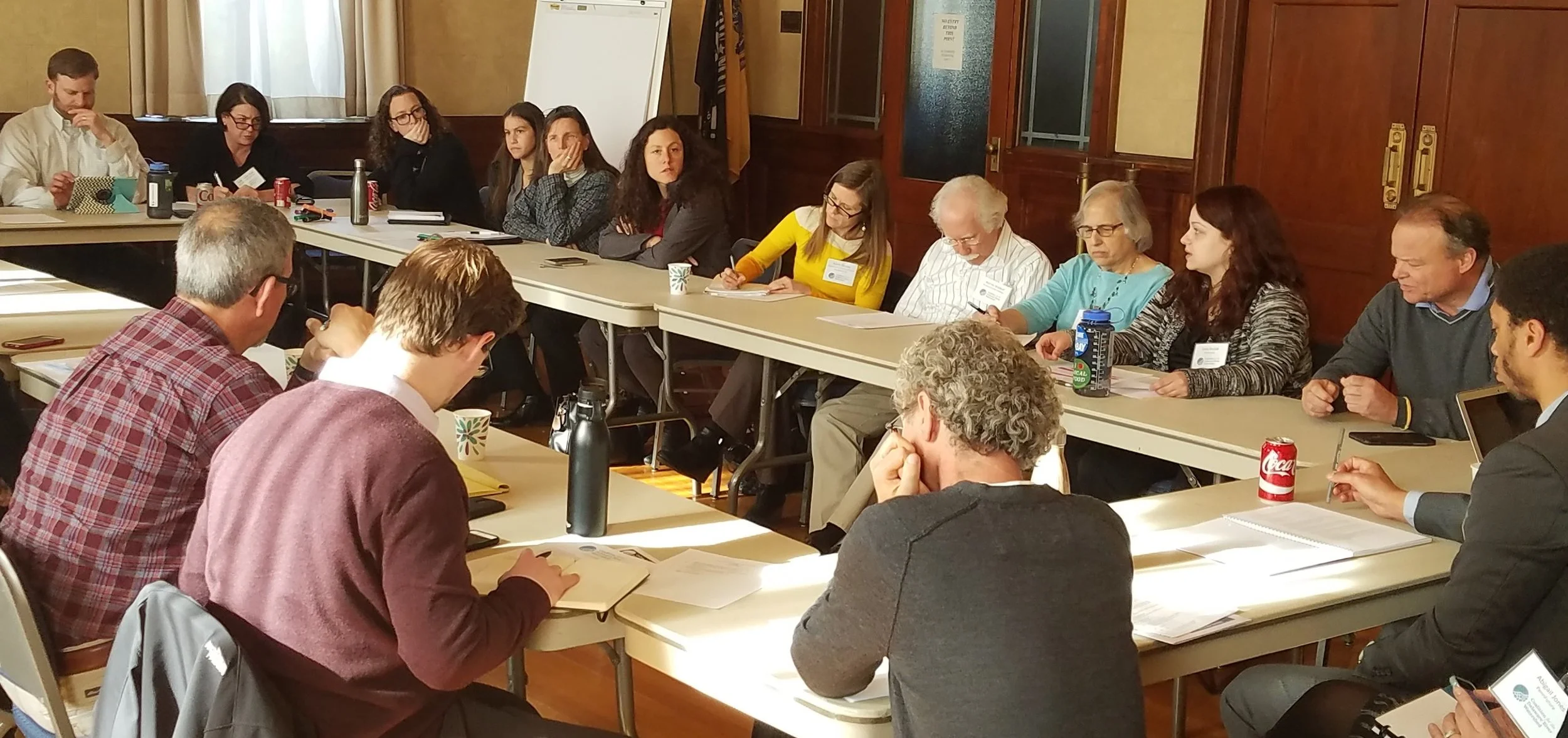 Emily Rinaldi of PennFuture leads the Pennsylvania state break out session at CDRW's 2018 Annual Member Meeting.
