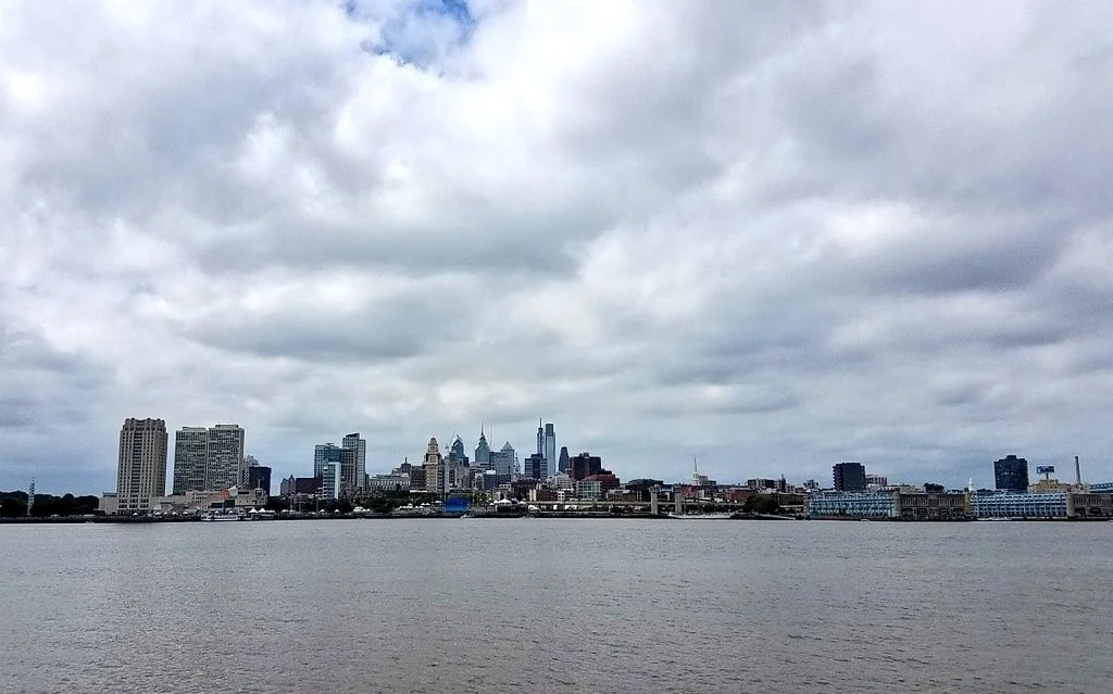 A view of Philadelphia from the Delaware River