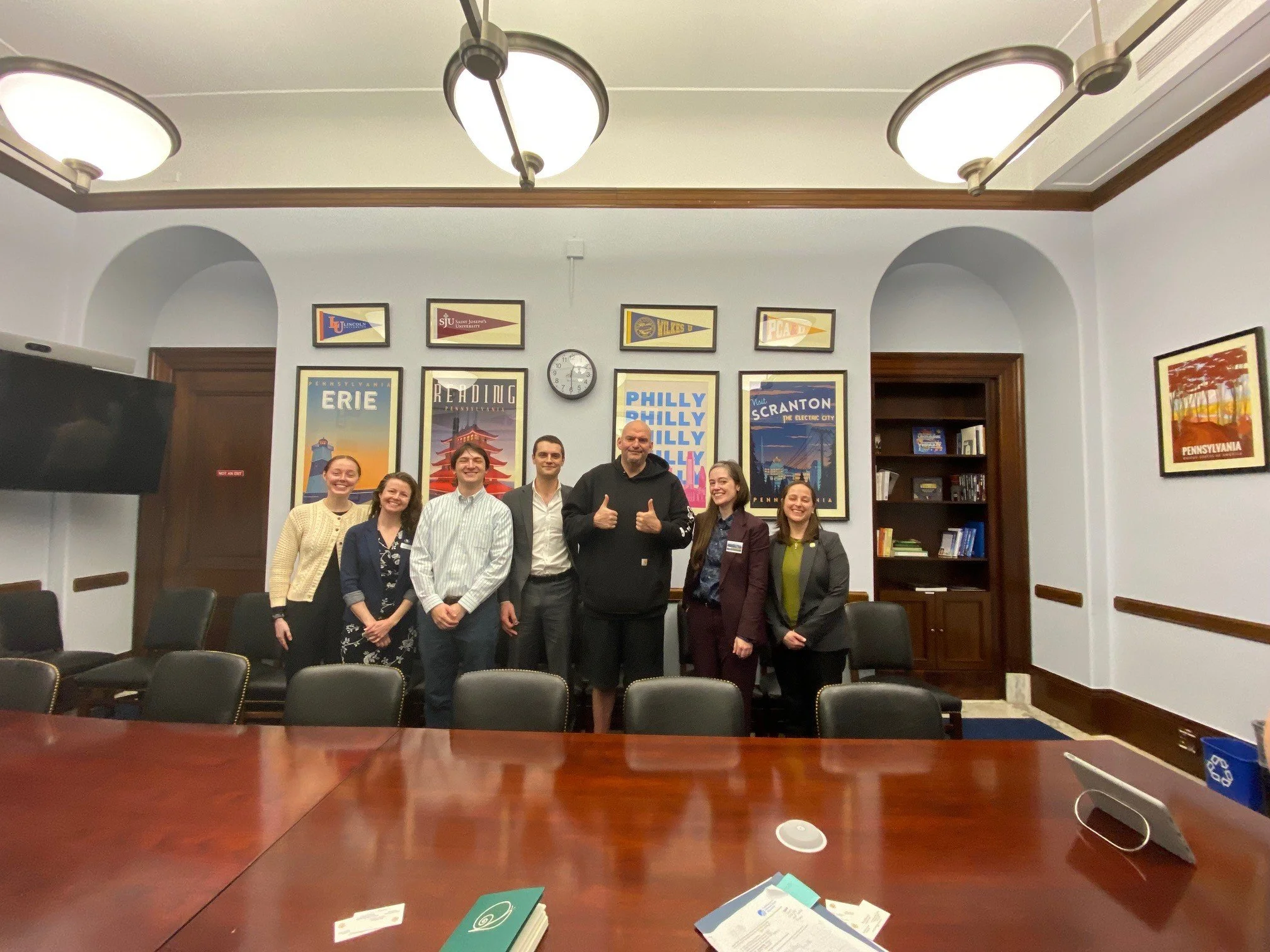 PA Group 1 with Senator John Fetterman