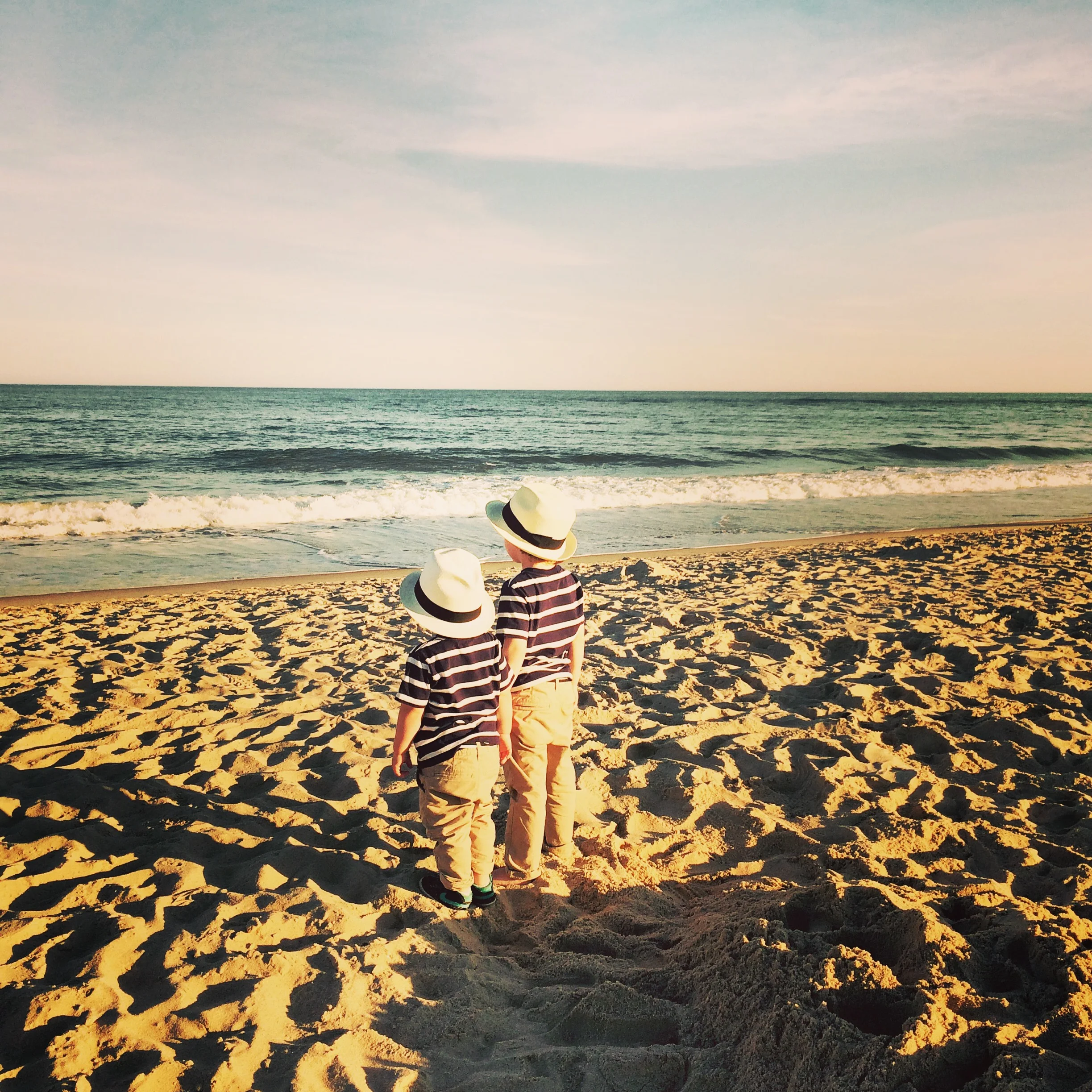 JohnJohn & BoBo at Georgica Beach, East Hampton