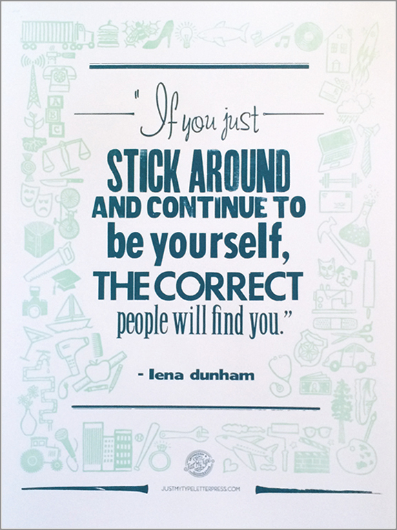 Lena Dunham quote, 2015