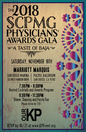 The SCPMG Physicians Awards Gala 2018 Invite