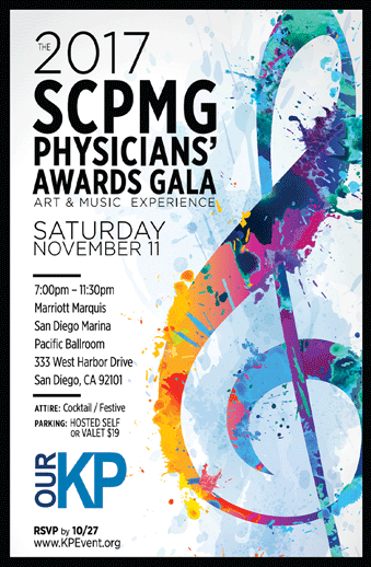 The SCPMG Physicians Awards Gala 2017 Invite