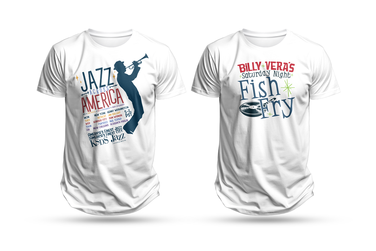 KSDS Jazz 88  T Shirt Jazz Across America