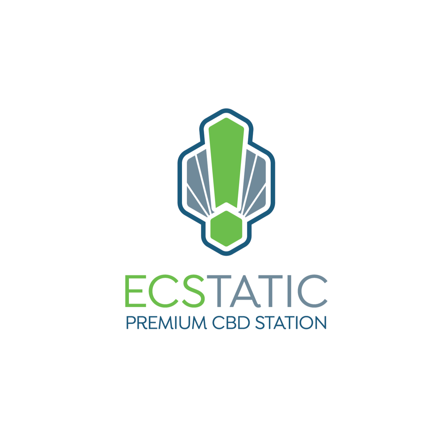Ecstatic Premium CBD Station Logo