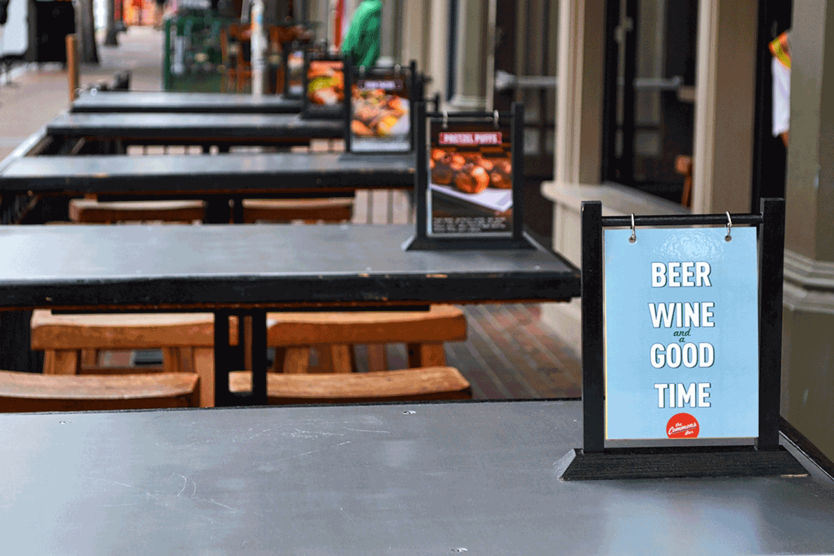 The Commons Bar Promotional Menu