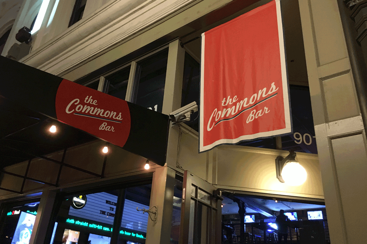 The Commons Bar At Night