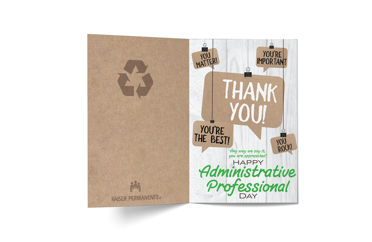 Administrative Professional Card