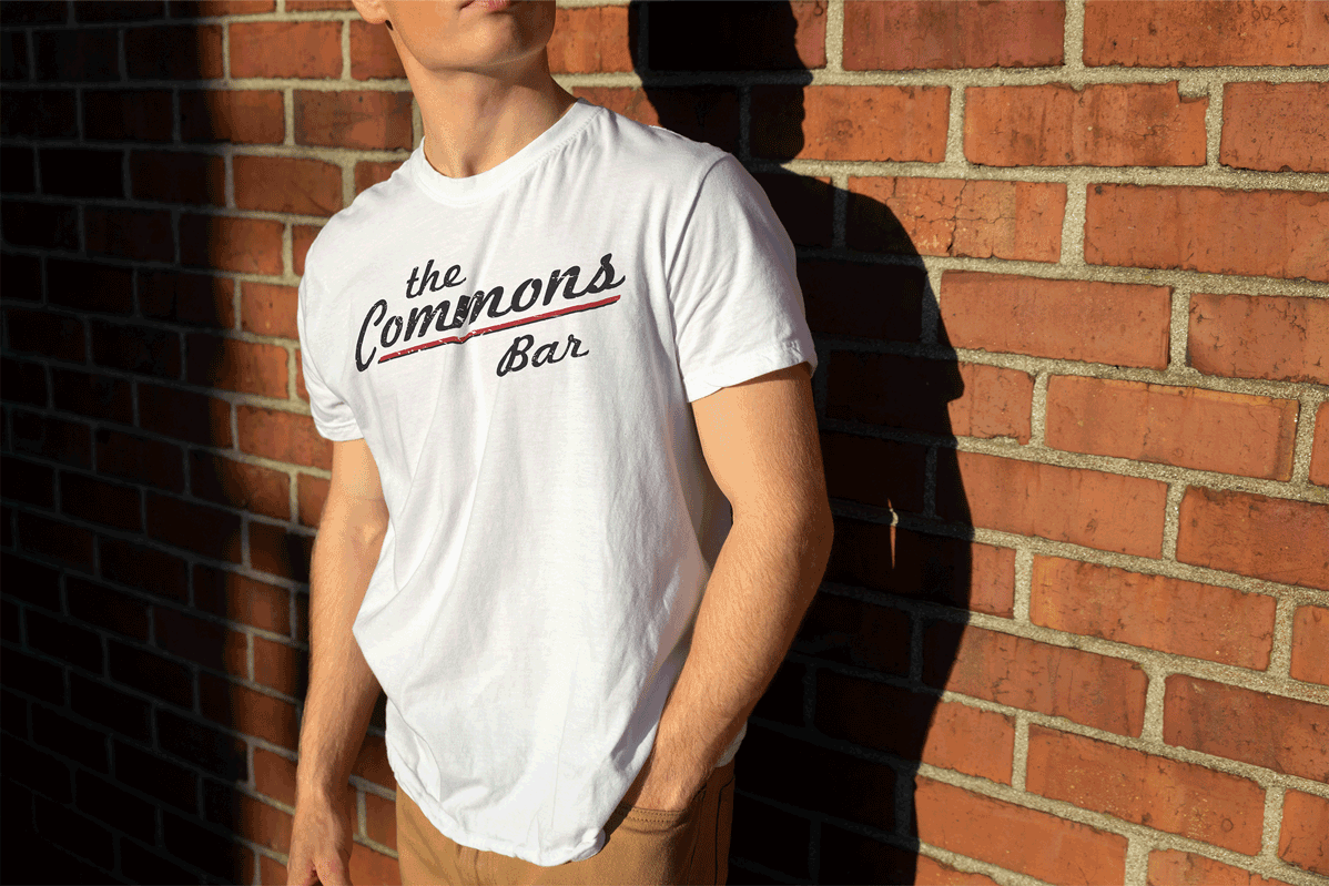 The Commons Bar White T Shirt