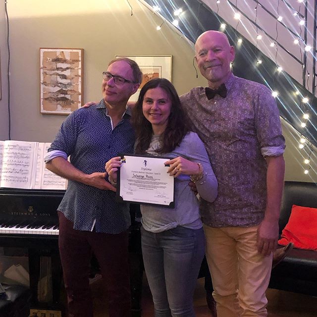 I am now a Franklin Method Level 3 Educator!✨✨This training has been everything to me! What a gift to be able to learn this life changing method from creator Eric Franklin and Morten Dithmer.✨✨It has given me a connection to myself which keeps growin