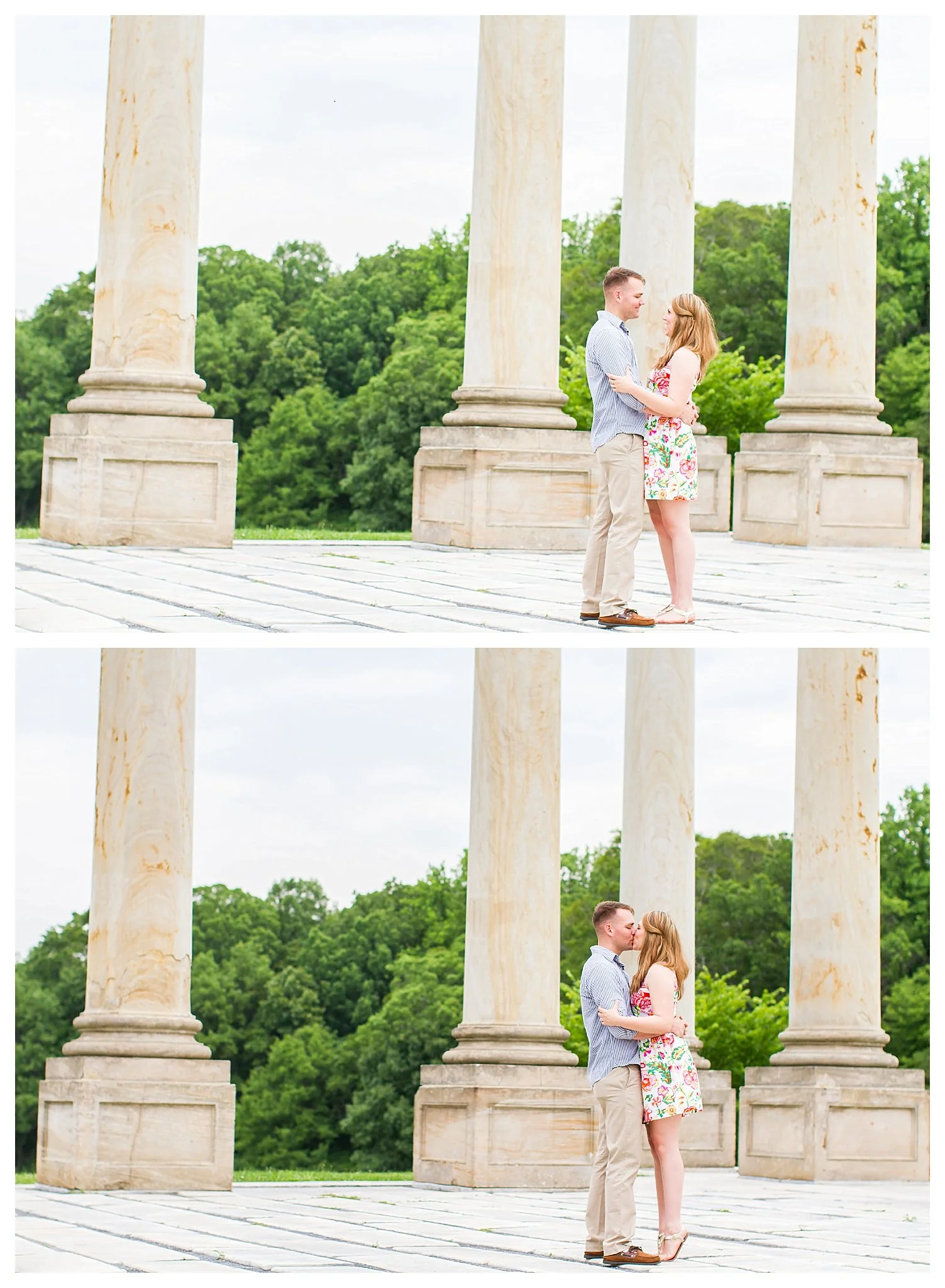 National Arboretum Engagement Photos | Andrea Rodway Photography